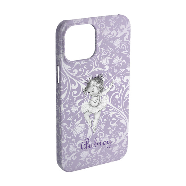 Custom Ballerina iPhone Case - Plastic - iPhone 15 (Personalized)