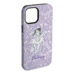 Ballerina iPhone Case - Rubber Lined - iPhone 15 Plus (Personalized)