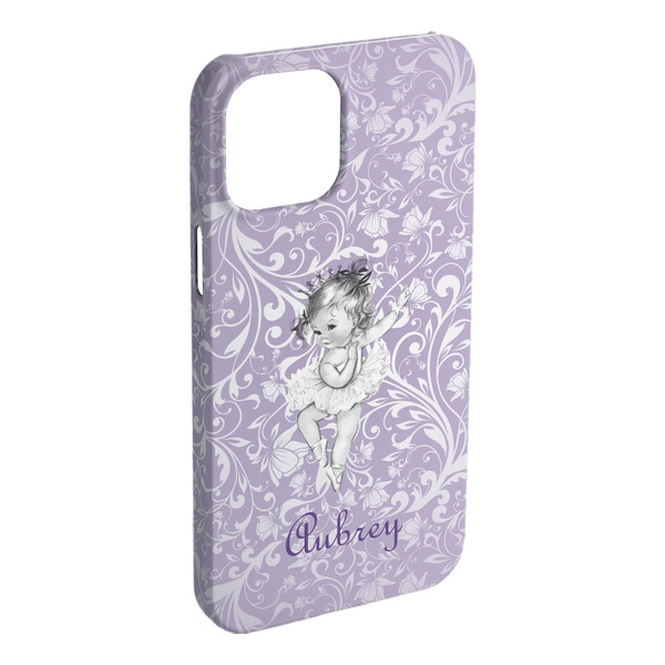 Custom Ballerina iPhone Case - Plastic - iPhone 15 Pro Max (Personalized)