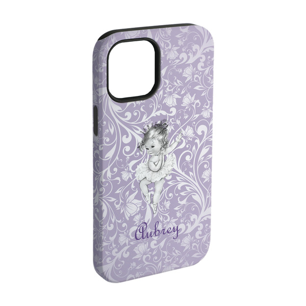 Custom Ballerina iPhone Case - Rubber Lined - iPhone 15 (Personalized)