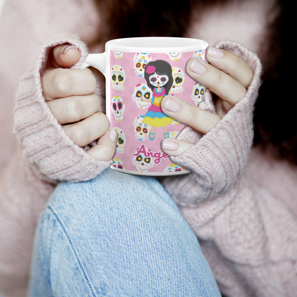 Kids Sugar Skulls 11oz Coffee Mug - LIFESTYLE
