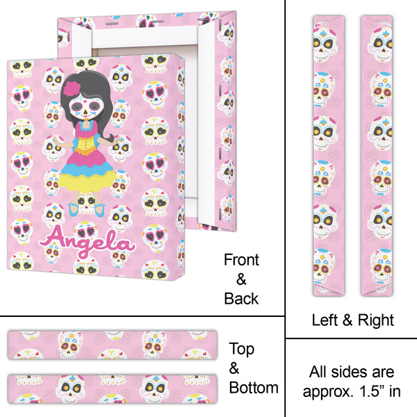 Kids Sugar Skulls 11x14 - Canvas Print - Approval