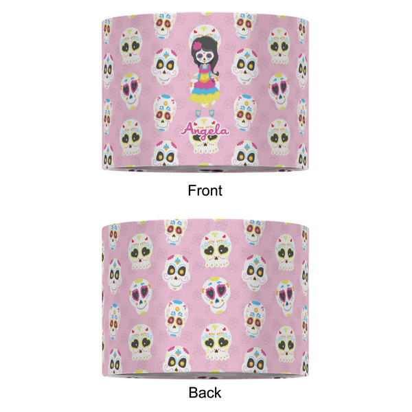 Kids Sugar Skulls 12" Drum Lampshade - APPROVAL (Fabric)