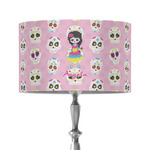 Kids Sugar Skulls 12" Drum Lamp Shade - Fabric (Personalized)