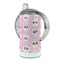 Kids Sugar Skulls 12 oz Stainless Steel Sippy Cups - FULL (back angle)