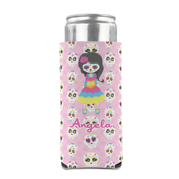 Kids Sugar Skulls 12oz Tall Can Sleeve - FRONT (on can)