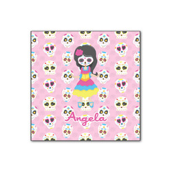 Kids Sugar Skulls Wood Print - 12x12 (Personalized)
