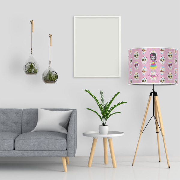 Kids Sugar Skulls 16" Drum Lampshade - LIFESTYLE