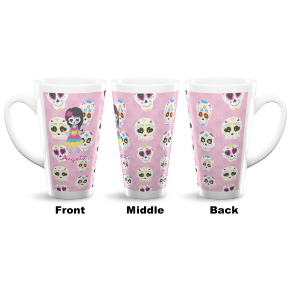 Kids Sugar Skulls 16 Oz Latte Mug - Approval