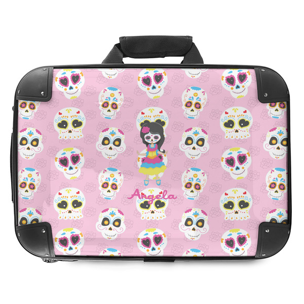 Custom Kids Sugar Skulls Hard Shell Briefcase - 18" (Personalized)