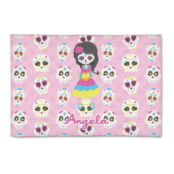 Kids Sugar Skulls Patio Rug (Personalized)
