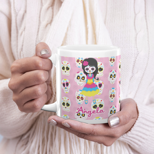 Kids Sugar Skulls 20oz Coffee Mug - LIFESTYLE