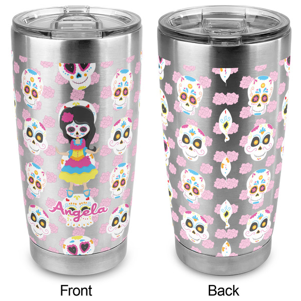 Kids Sugar Skulls 20oz SS Tumbler - Full Print - Approval