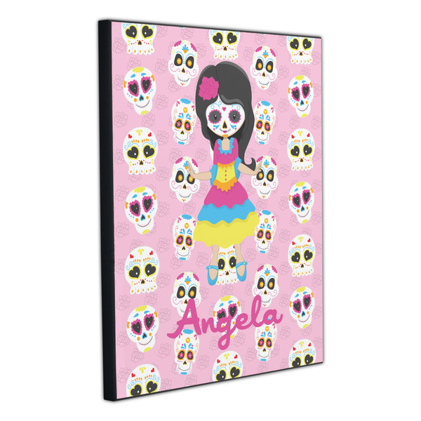 Kids Sugar Skulls 20x24 Wood Print - Angle View