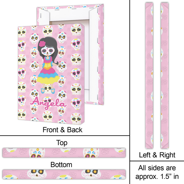 Kids Sugar Skulls 20x30 - Canvas Print - Approval