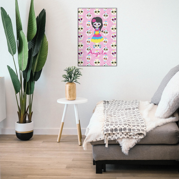 Kids Sugar Skulls 20x30 Wood Print - In Context