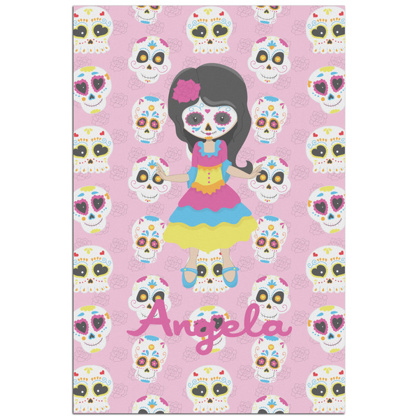 Custom Kids Sugar Skulls Poster - Matte - 24x36 (Personalized)
