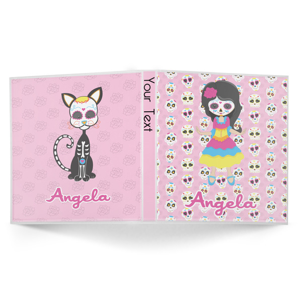 Kids Sugar Skulls 3-Ring Binder Approval- 1in