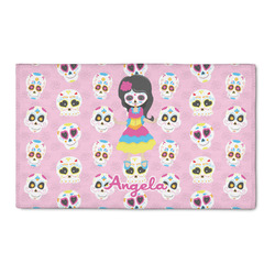 Kids Sugar Skulls 3' x 5' Patio Rug (Personalized)