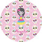 Kids Sugar Skulls Multipurpose Round Labels - 5" (Personalized)