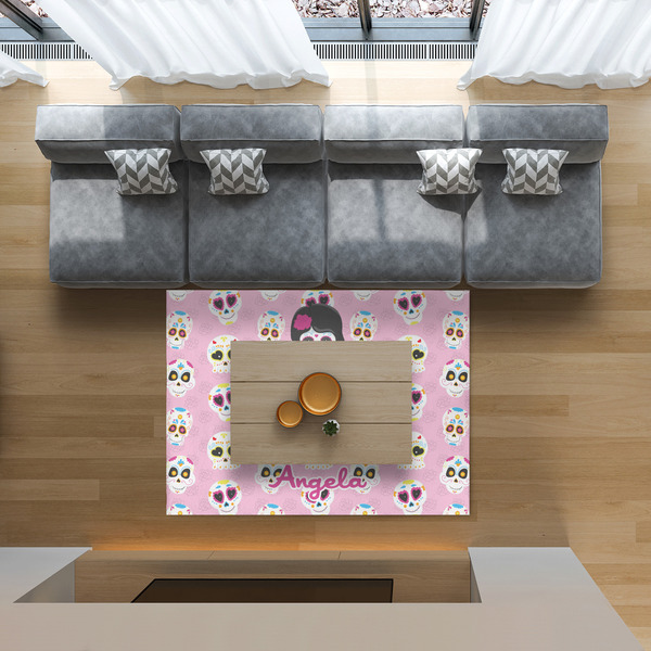 Kids Sugar Skulls 5'x7' Indoor Area Rugs - IN CONTEXT