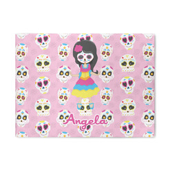 Kids Sugar Skulls 5' x 7' Patio Rug (Personalized)