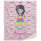 Kids Sugar Skulls Sherpa Throw Blanket - 60"x80" (Personalized)