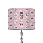 Kids Sugar Skulls 8" Drum Lamp Shade - Fabric (Personalized)