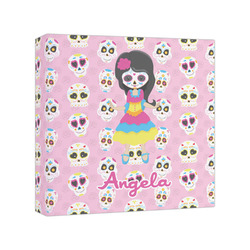 Kids Sugar Skulls Canvas Print - 8x8 (Personalized)