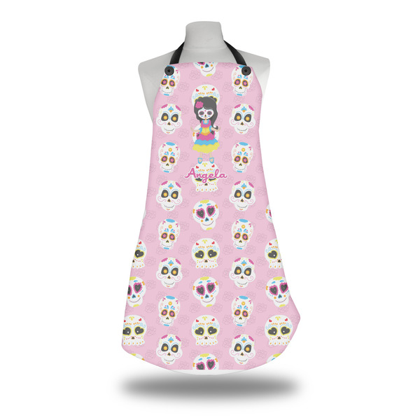 Kids Sugar Skulls Apron on Mannequin
