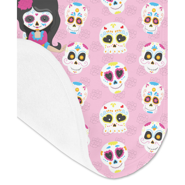 Kids Sugar Skulls Baby Bib - AFT detail