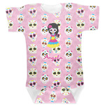 Kids Sugar Skulls Baby Bodysuit 3-6 (Personalized)