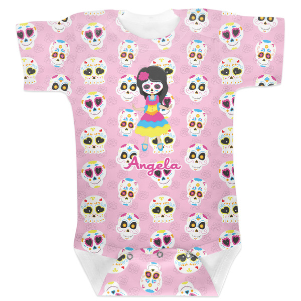 Custom Kids Sugar Skulls Baby Bodysuit 3-6 (Personalized)