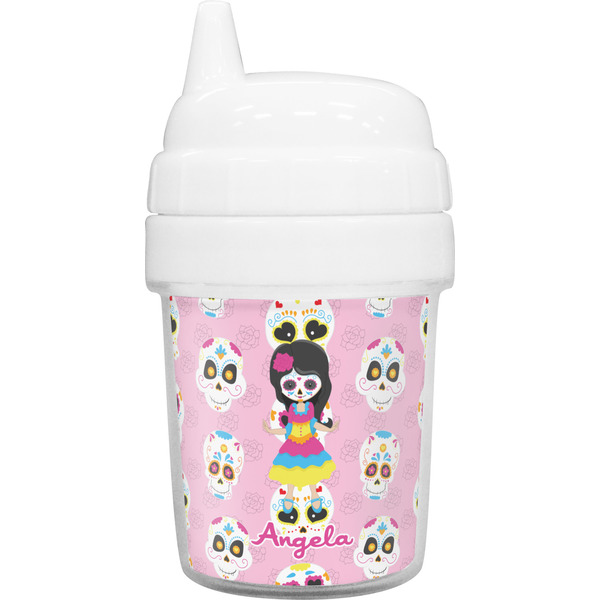 Custom Kids Sugar Skulls Baby Sippy Cup (Personalized)