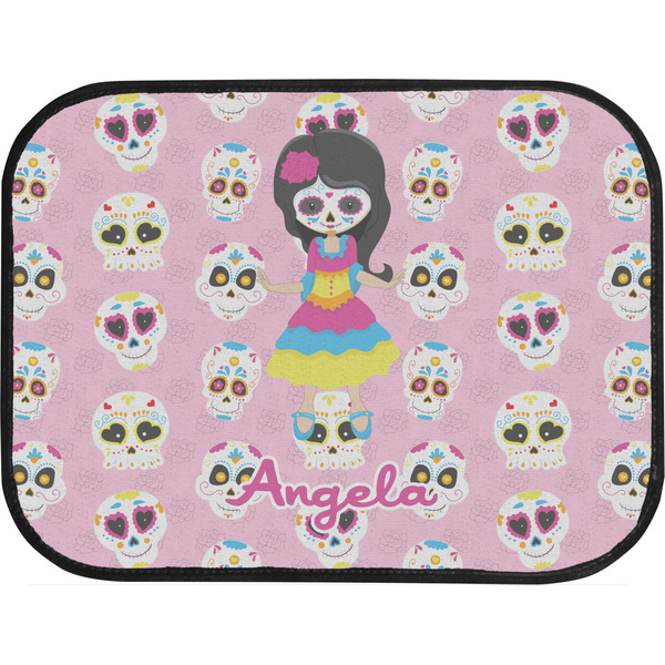 Kids Sugar Skulls Back Seat Car Mat