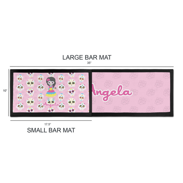 Kids Sugar Skulls Bar Mats - Sizing Chart