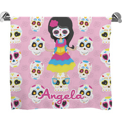 Kids Sugar Skulls Bath Towel (Personalized)