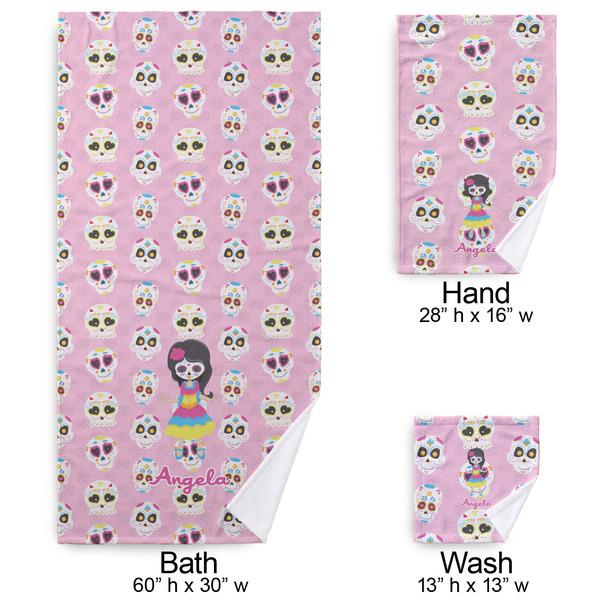 Kids Sugar Skulls Bath Towel Sets - 3-piece - Approval