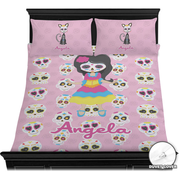 Kids Sugar Skulls Bedding Set (Queen) - Duvet