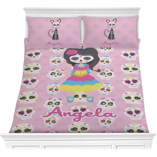 Custom Kids Sugar Skulls Comforters (Personalized)