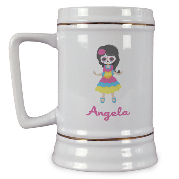 Custom Kids Sugar Skulls Beer Stein (Personalized)