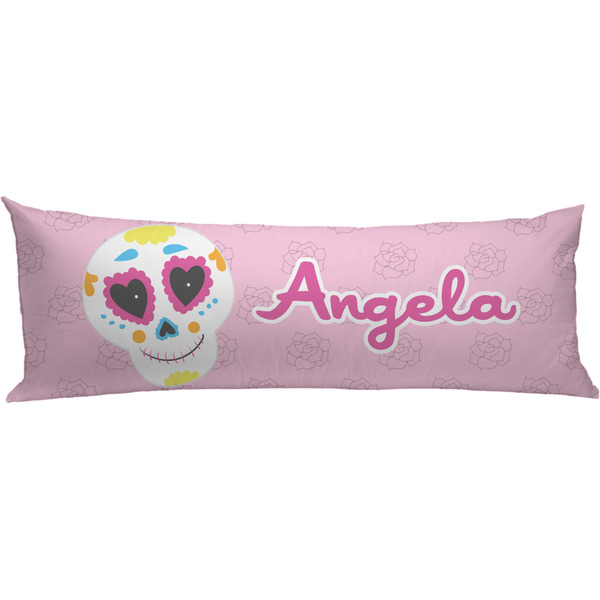 Custom Kids Sugar Skulls Body Pillow Case (Personalized)
