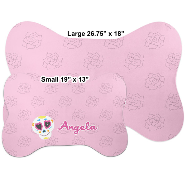Kids Sugar Skulls Bone Shaped Mat Comparison