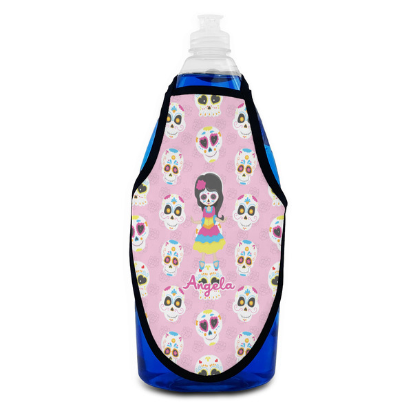 Kids Sugar Skulls Bottle Apron - Soap - FRONT