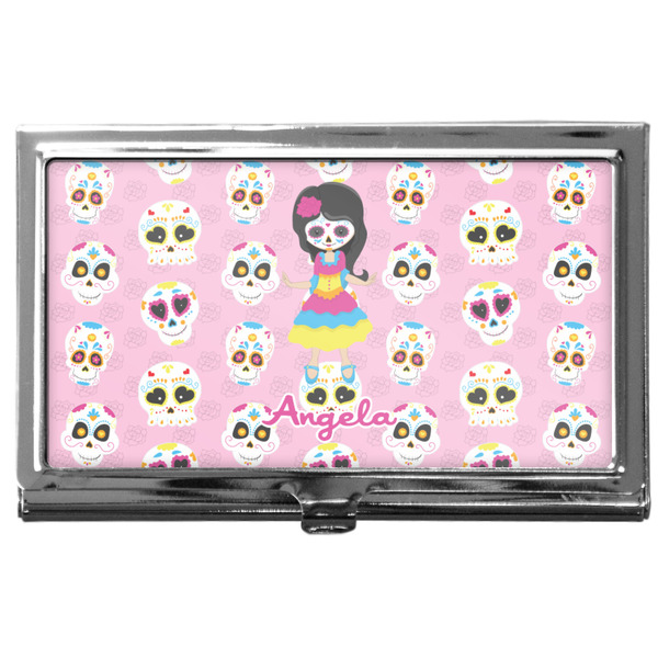 Custom Kids Sugar Skulls Business Card Case