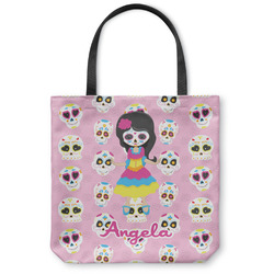 Kids Sugar Skulls Canvas Tote Bag (Personalized)