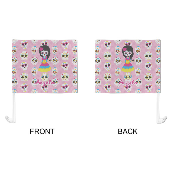 Kids Sugar Skulls Car Flag - Large - APPROVAL