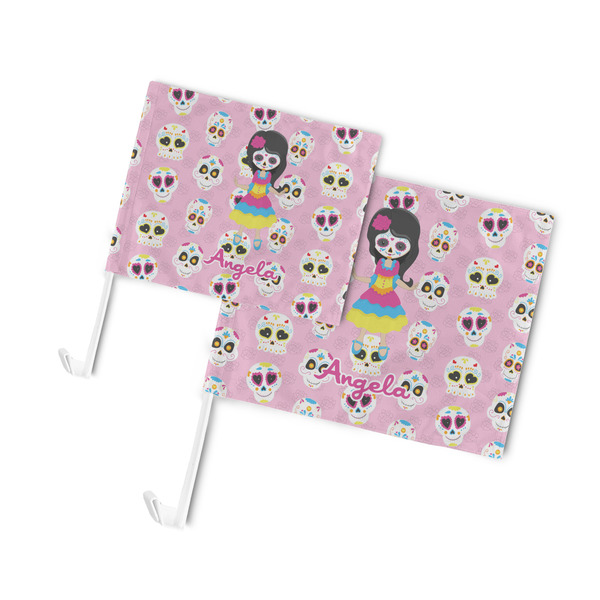 Kids Sugar Skulls Car Flags - PARENT MAIN (both sizes)