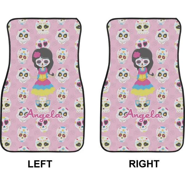 Kids Sugar Skulls Car Mat Front - Approval