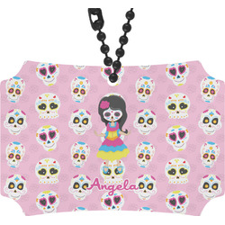 Kids Sugar Skulls Rear View Mirror Ornament (Personalized)